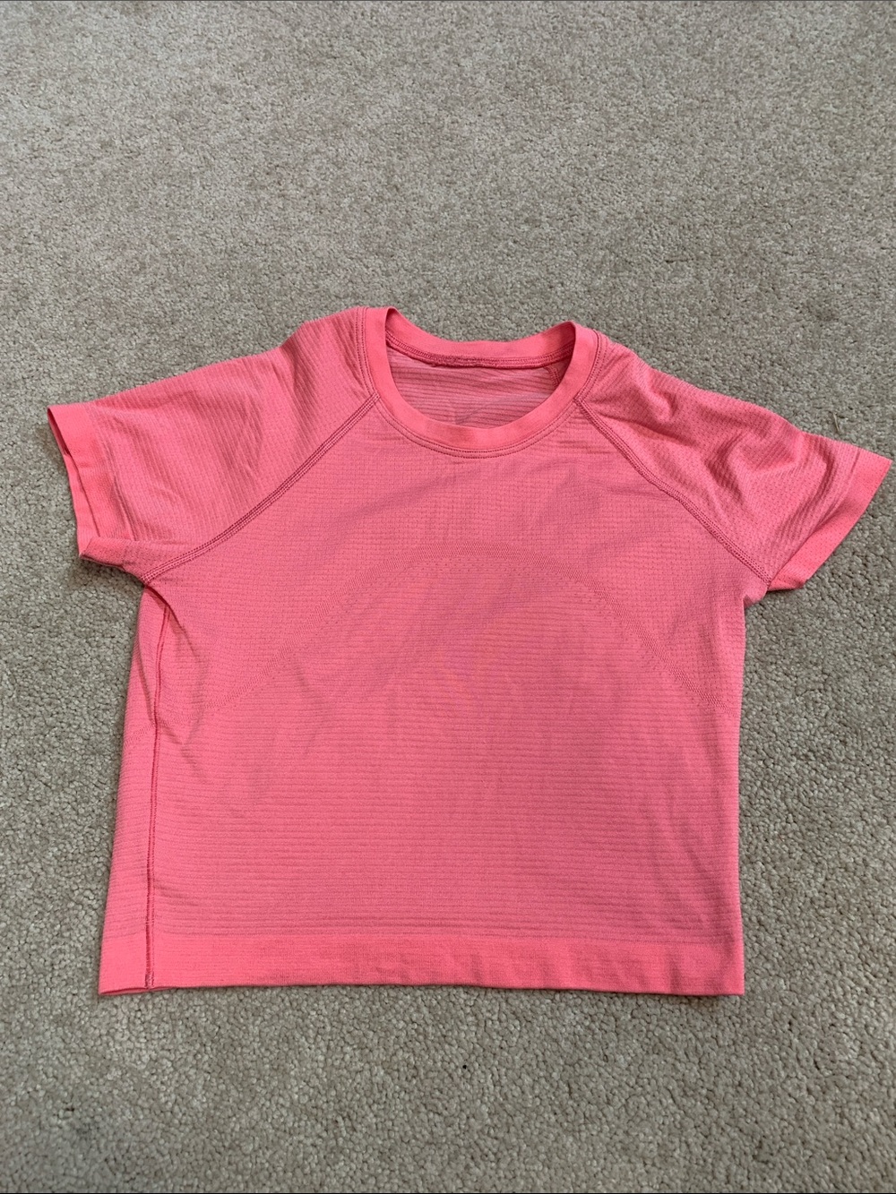 Lululemon swiftly crop pink